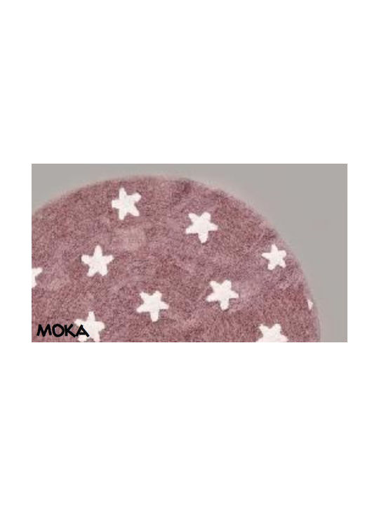 Palamaiki Universe Kids Rug Cotton Maro Round with Diameter 120cm