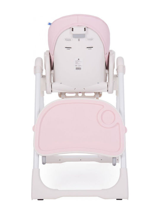 Kikka Boo Maple Baby Hochstuhl mit Höhenverstellbar Rosa