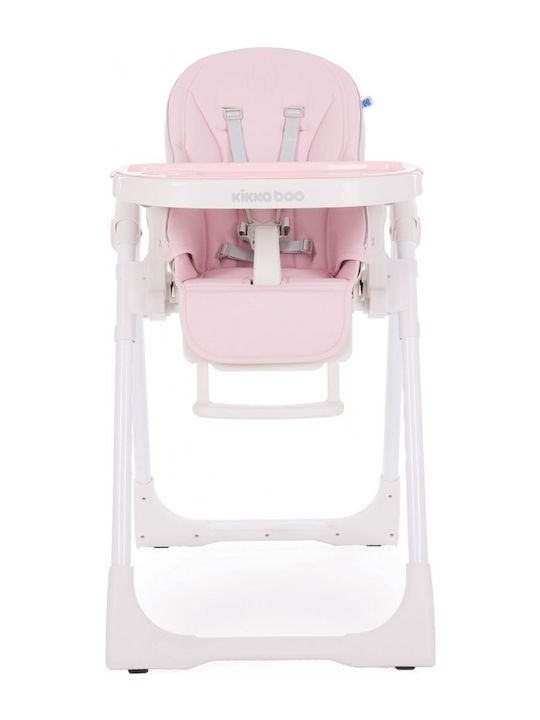Kikka Boo Maple Baby Hochstuhl mit Höhenverstellbar Rosa