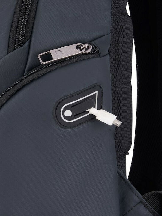 Delsey Parvis Plus Τσάντα Πλάτης για Laptop 13.3" σε Γκρι χρώμα