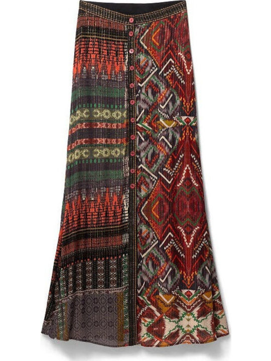 Egina High-waisted Maxi Skirt Red