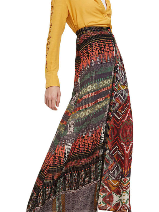 Egina High-waisted Maxi Skirt Red