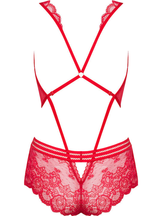 Obsessive Sexy Bodysuit Red