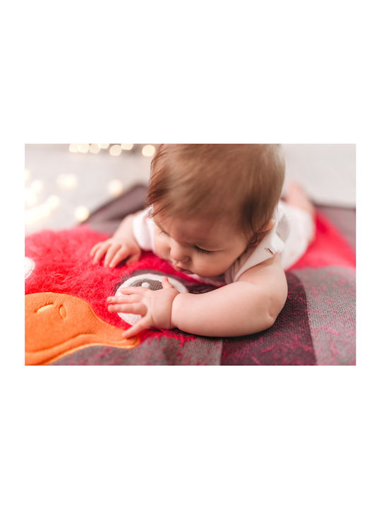 Bizzi Growin Blanket Nursery Swaddling Blankets Olive Ostrich Knitted Multicolour 70x90cm