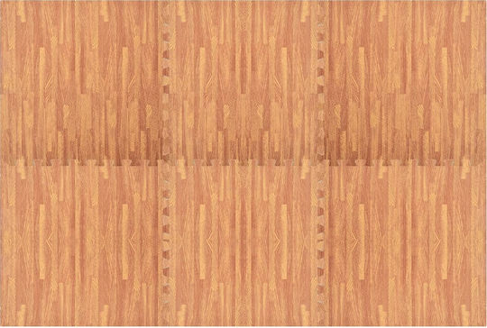 vidaXL Podele Puzzle de Gimnastică Maro 60x60x1cm 6buc