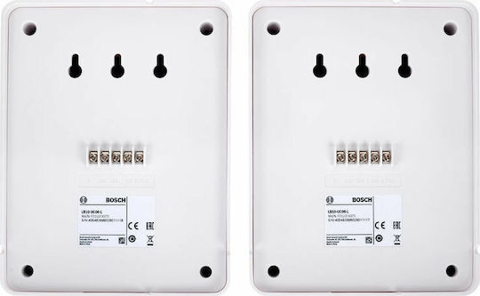 Bosch LB10-UC06-L Wand-Installationslautsprecher Paar Weiße