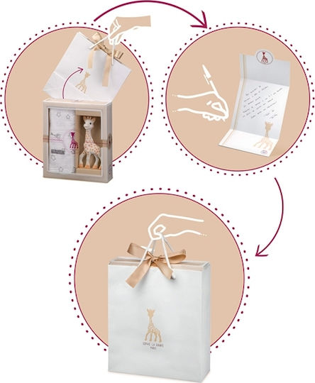 Sophie La Girafe Baby Gift Set Sophiesticated for Boy 2pcs