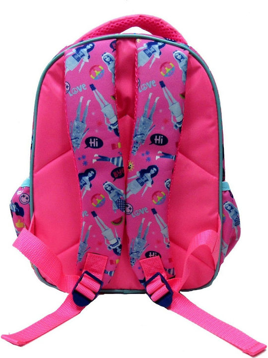 Gim Barbie Beauty School Bag Backpack Kindergarten in Pink color 12lt