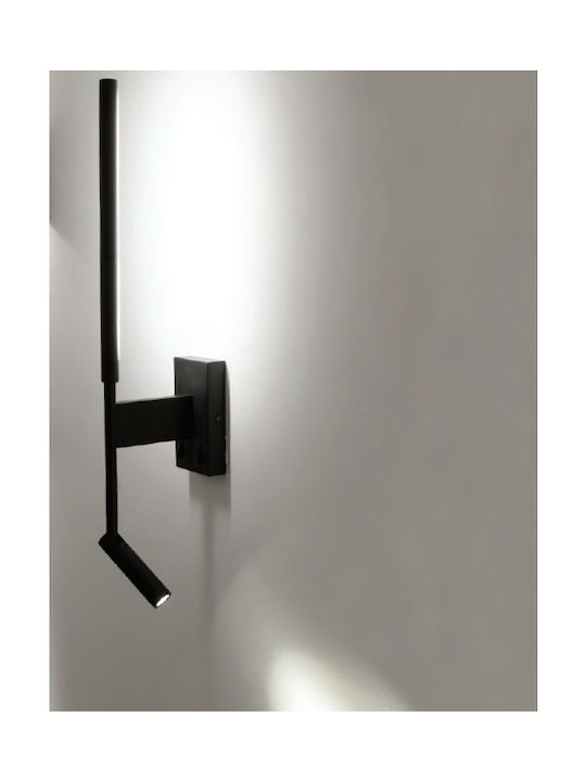 VK Lighting Einzel LED Warmes Weiß Spot in Schwarz Farbe