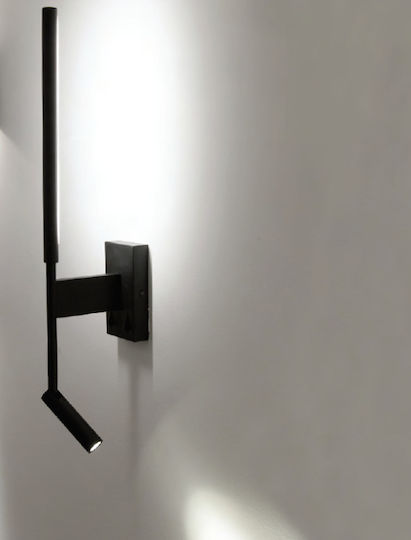 VK Lighting Μονό LED Θερμό Λευκό Σποτ σε Μαύρο Χρώμα