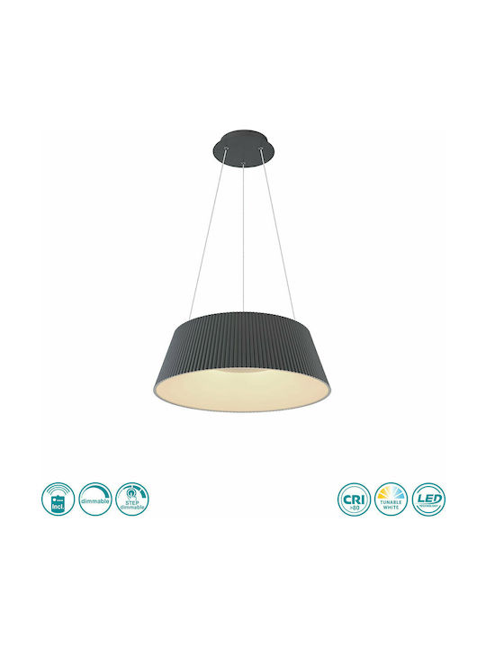 Globo Lighting Crotone Lustră LED Bell Gri