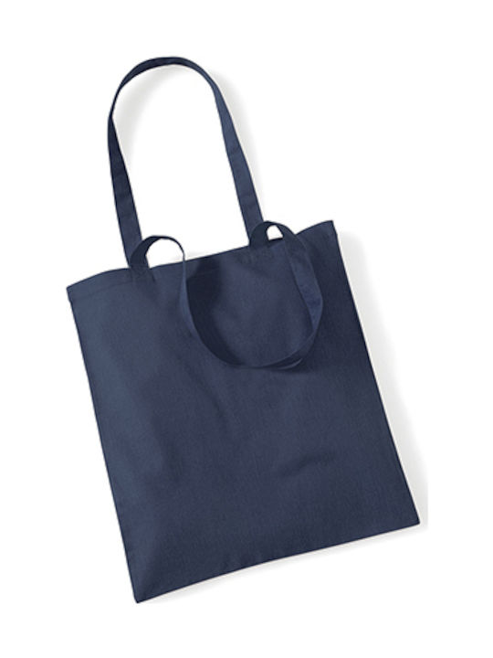 Westford Mill W101 Cotton Shopping Bag French Navy