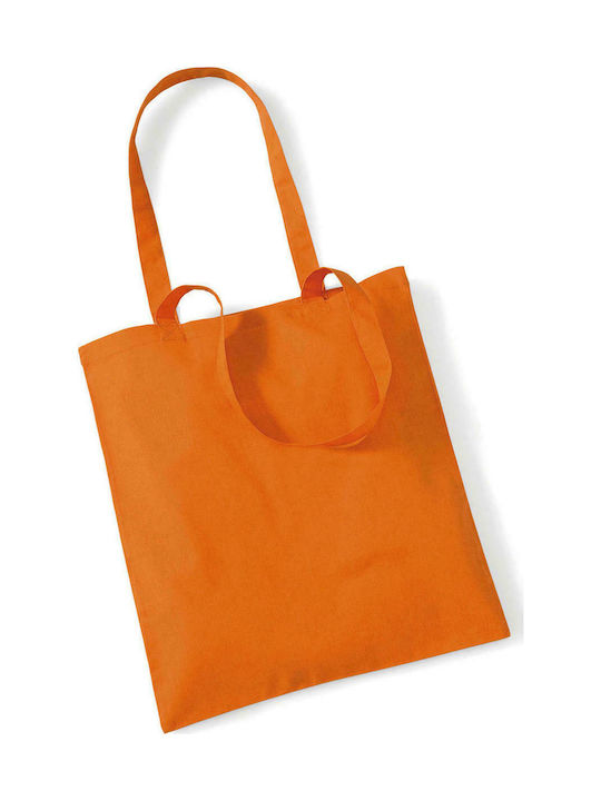 Westford Mill W101 Cotton Shopping Bag Orange