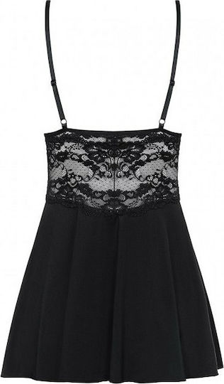 Obsessive String Секси комплект с роба Black