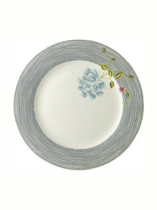Laura Ashley Плато Midstripe Pinstripe 30cm Сервизна Плато от Порцелан Многоцветен 1бр