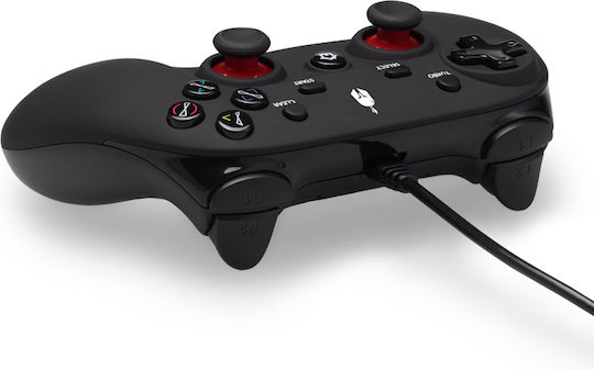 Spartan Gear Oplon Verkabelt Gamepad für PC / PS3 Schwarz