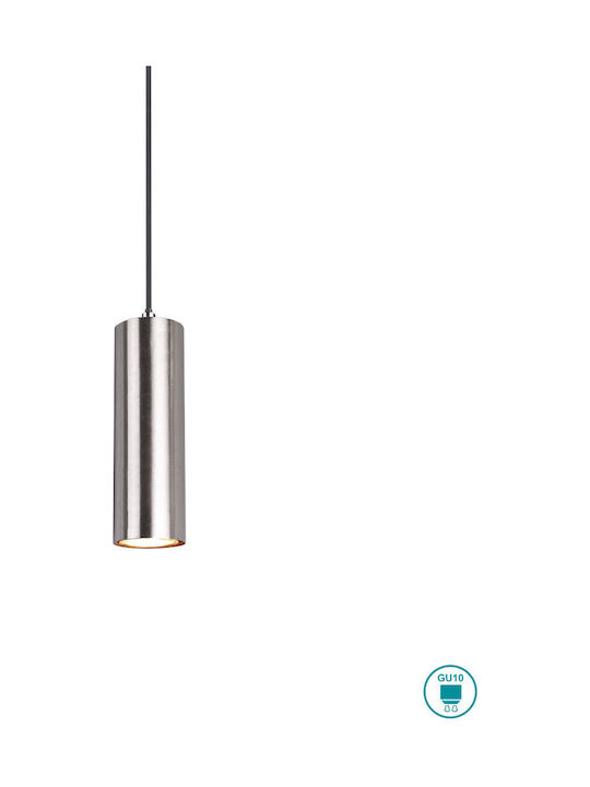 Trio Lighting Marley Pendant Light Single-Light for Socket GU10 Silver