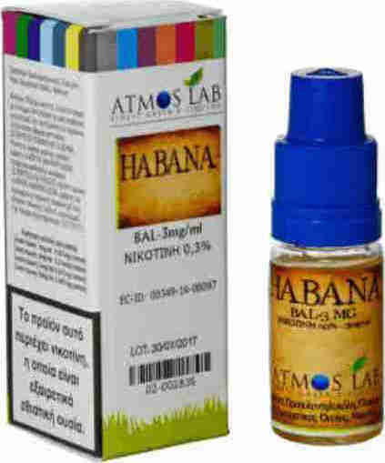 Atmoslab Lichid de Reumplere Gata Habana cu Aromă de Fumat 6mg 10ml