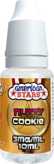 American Stars Έτοιμο Υγρό Αναπλήρωσης Nutty Buddy Cookie 3mg 10ml