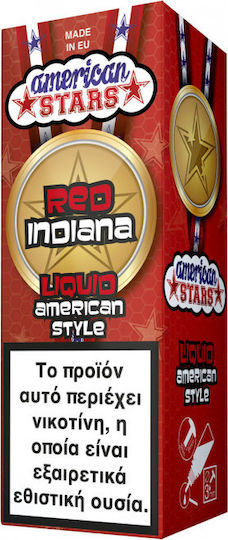 American Stars Έτοιμο Υγρό Αναπλήρωσης Red Indiana 6mg 10ml