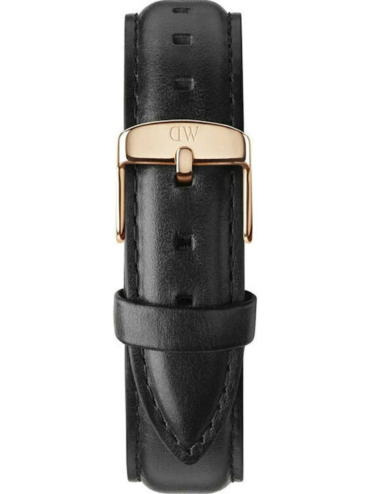 Daniel Wellington Classic Sheffield Leather Strap Black 18mm