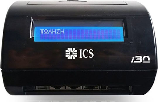 ICS i30 Ταμειακή Μηχανή χωρίς Μπαταρία σε Μαύρο Χρώμα
