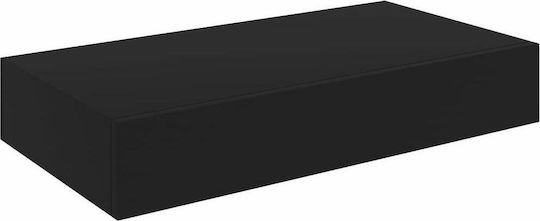 Стенен Черен Рафтове 48x25x8см