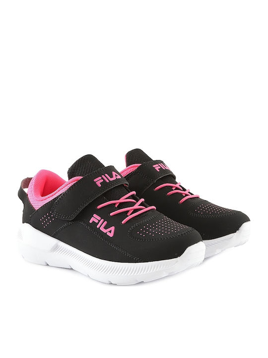 Fila Αthletische Kinderschuhe Laufen Memory Gora Schwarz