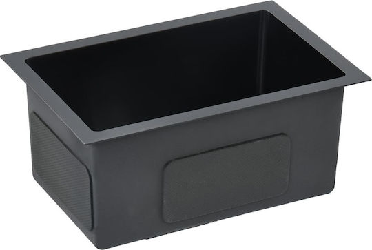 vidaXL 145082 Ένθετος Inox Brushed Μ44xΠ29cm Μαύρος vidaXL 145082 Ένθετος Inox Brushed Μ44xΠ29cm Μαύρος