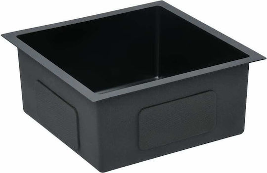 vidaXL 145083 Ένθετος Inox Brushed Μ44xΠ44cm Μαύρος vidaXL 145083 Ένθετος Inox Brushed Μ44xΠ44cm Μαύρος