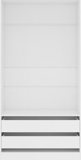 Eingangsmöbel mit Garderobe & Schuhschrank 100x50x200cm