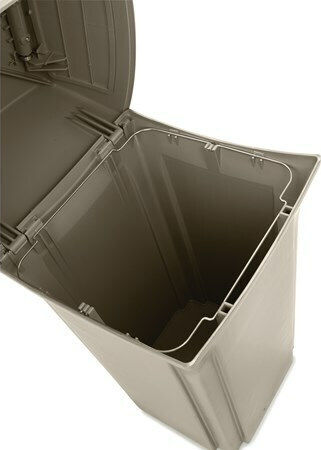 Rubbermaid Ranger Plastic Waste Bin 170lt Beige