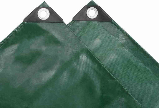 vidaXL Waterproof Tarpaulin 650gr/m² 4x5m. Heavy Duty Green