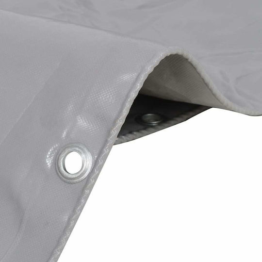 vidaXL Impermeabil Prelată 650gr/m² 6x8m. Heavy Duty Gri