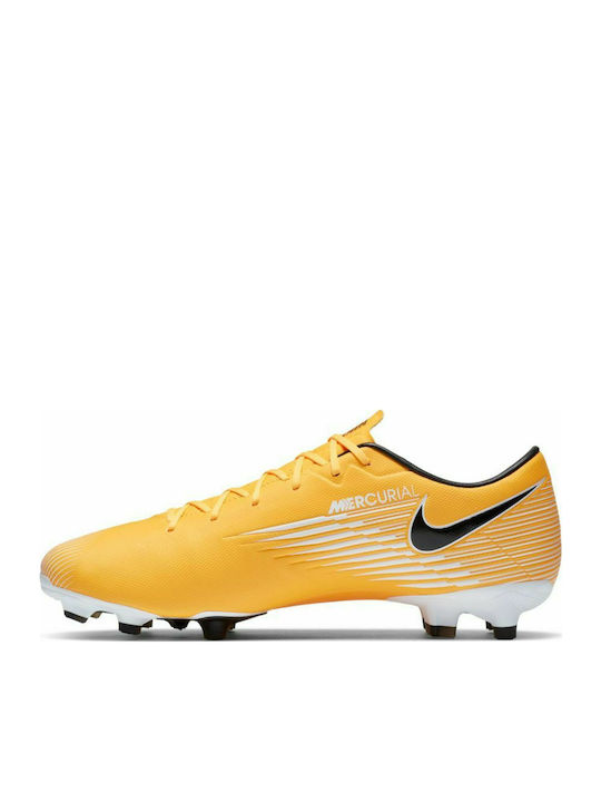 Nike Mercurial Vapor 13 Academy FG/MG Χαμηλά Ποδοσφαιρικά Παπούτσια με Τάπες Πορτοκαλί