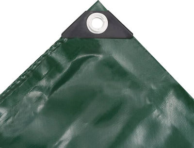 vidaXL Impermeabil Prelată 650gr/m² 1.5x10m. Heavy Duty Verde