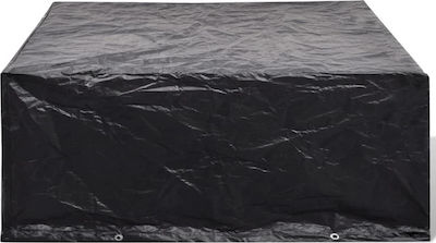 vidaXL Wasserdicht Schutzhülle Esstisch 260x260x90cm in Schwarz Farbe 2Stück