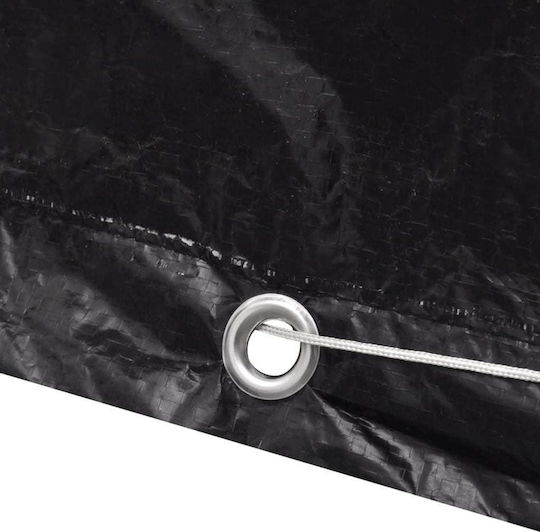vidaXL Waterproof Dining Table Cover Black 172x113x73cm 2pcs