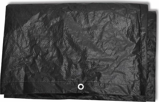 vidaXL Waterproof Protective Dining Table Cover 260x260x90cm In Black Color
