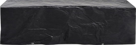 vidaXL Waterproof Chaise Lounge Cover Black 218x77x55cm 2pcs