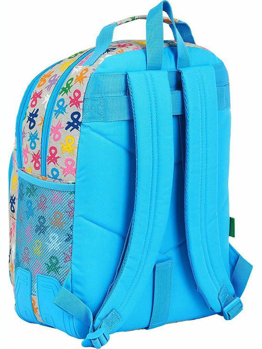 Benetton School Bag Backpack Elementary, Elementary Multicolored