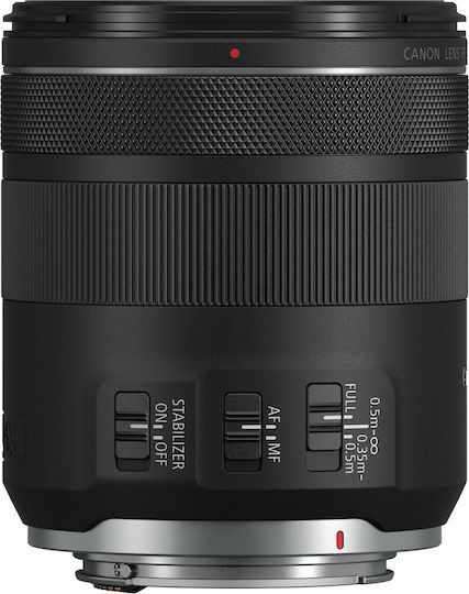 Canon Full Frame Φωτογραφικός Φακός RF 85mm f/2 IS STM Telephoto / Macro για Canon RF Mount Μαύρος