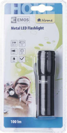 Emos LED IP43 с Максимална Яркост 100лм Черен