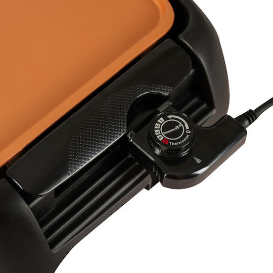 Hausberg Hausberg HB 535 Tabletop Electric Grill Smooth Plate 1250W with Adjustable Thermostat