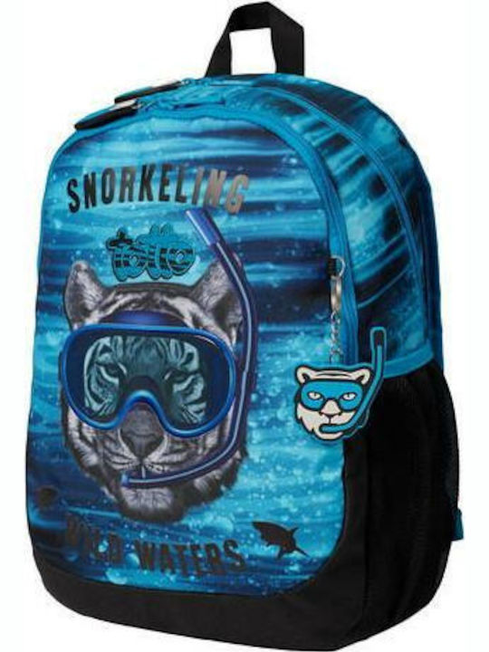 Must Morral Snorkel School Bag Backpack Elementary, Elementary in Blue color