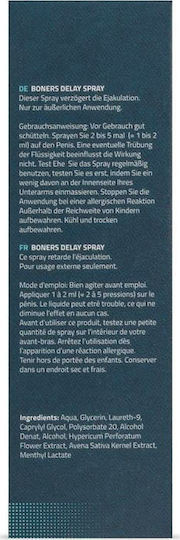 Boners Delay Verzögerungsmittel für Männer als Spray 15ml