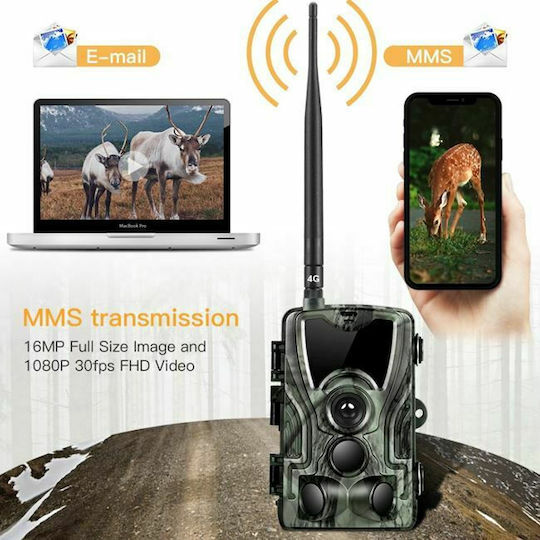 Clever SecurityCam Waterproof Hunting Camera Night Vision with Motion Detection