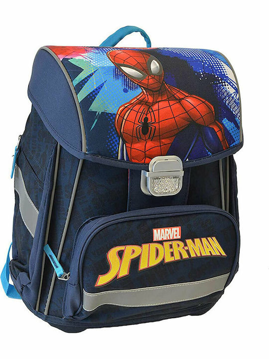 Scoolstar Spiderman School Bag Backpack Elementary, Elementary Multicolored