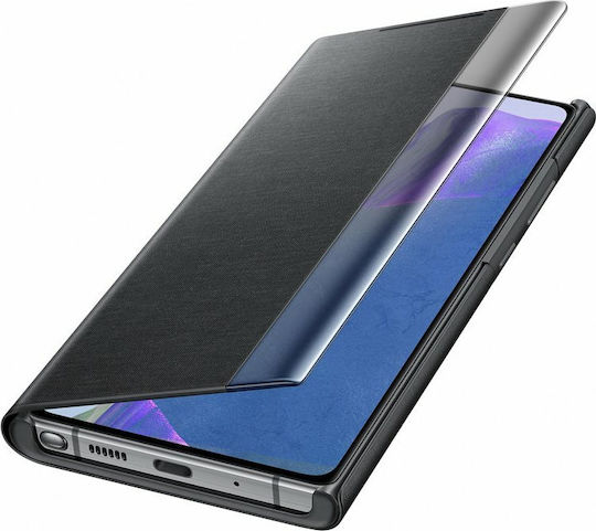 Samsung Книга Изкуствена кожа / Пластмаса Черен (Galaxy Note 20)