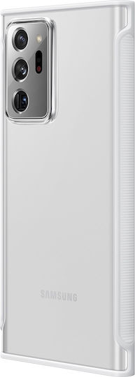 Samsung Clear Protective Cover Back Cover Silicon Alb (Galaxy Note 20 Ultra)